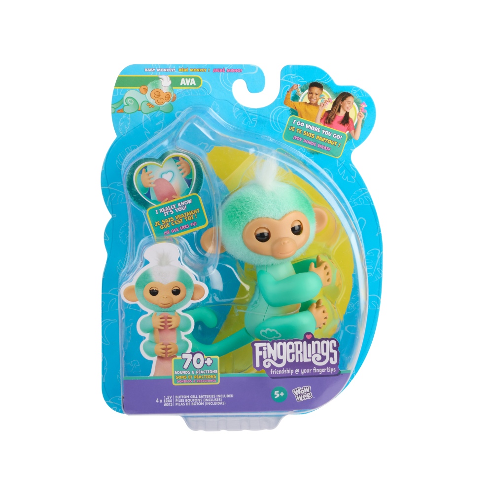 Image Fingerlings Monkey Teal - Ava